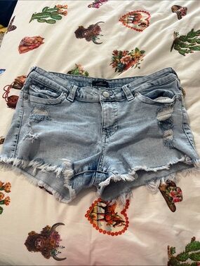 True Religion Joey low rise cut off shorts